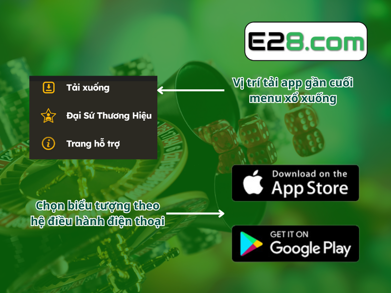 Tải App E28 - Thế Giới Cá Cược Hấp Dẫn